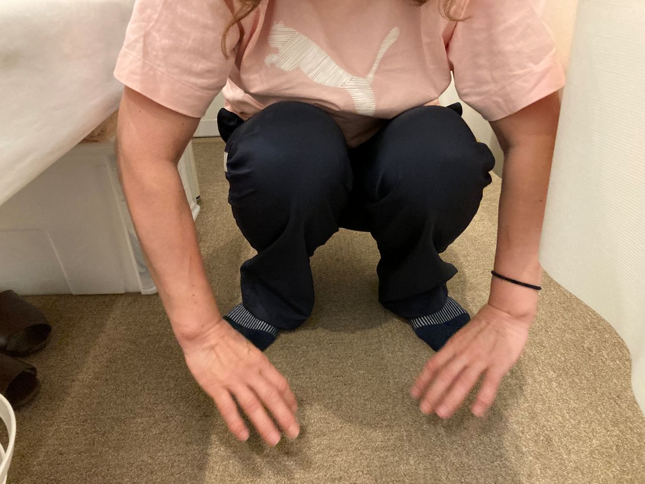 バレーボールをもっと続けたい。膝の痛みを何とかしたい。大阪府の女性の施術後の様子